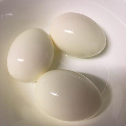 こんなに簡単にゆで卵が作れるなんてびっくりです！！これからはこのレシピで作らせて頂きます♥